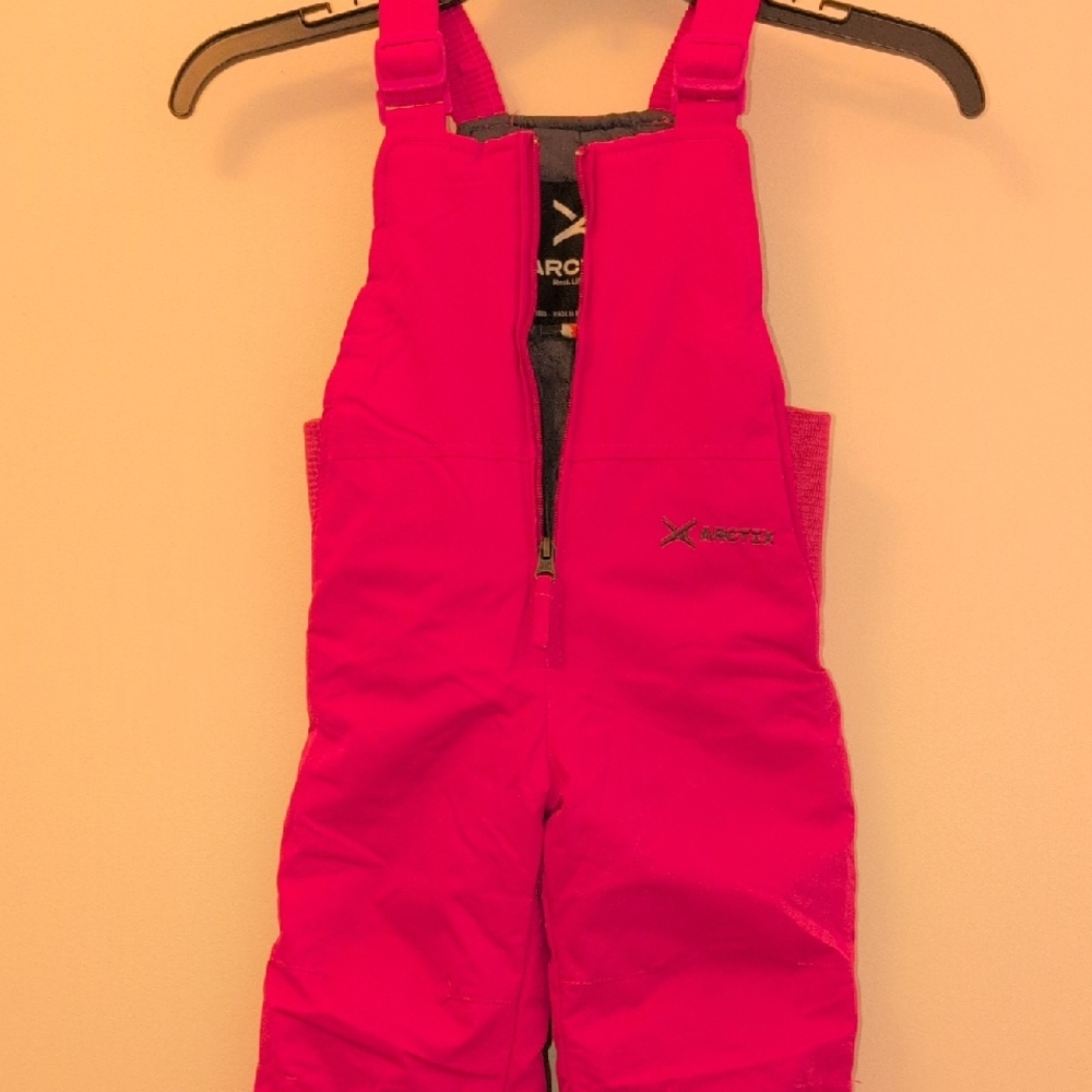 Arctix Kids Bright Pink Overalls Size 2T